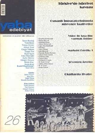 Yaba Edebiyat Dergisi Sayı: 26 - Yaba Dergisi Yayınları