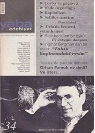 Yaba Edebiyat Dergisi Sayı: 34 - Yaba Dergisi Yayınları