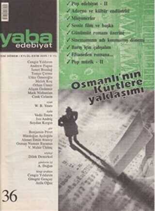 Yaba Edebiyat Dergisi Sayı: 36 - Yaba Dergisi Yayınları