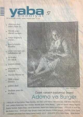 Yaba Edebiyat Dergisi Sayı: 57 - Yaba Dergisi Yayınları