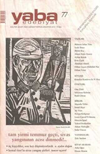 Yaba Edebiyat Dergisi Sayı: 77 - Yaba Dergisi Yayınları