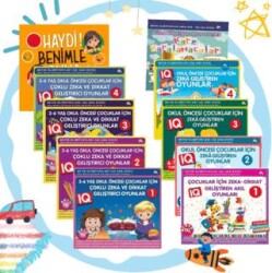 3-4-5-6-7 Yaş ve Üzeri Çocuklar İçin Zeka ve Dikkat Geliştiren Rengarenk Akıl Oyunları 10 Kitap - Ekinoks Yayın Grubu