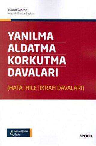 Yanılma - Aldatma - Korkutma Davaları - Seçkin Yayıncılık