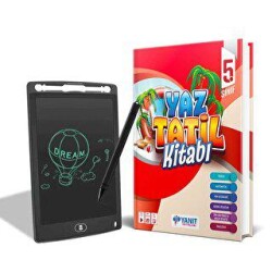 BKM Kitap Yanıt 5. Sınıf Yaz Tatil Kitabı + Yazma Tableti Çizim Tahtası Hediyeli - BKM Kitap