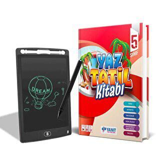 BKM Kitap Yanıt 5. Sınıf Yaz Tatil Kitabı + Yazma Tableti Çizim Tahtası Hediyeli - 1