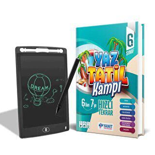 BKM Kitap Yanıt 6. Sınıf Yaz Tatil Kitabı + Yazma Tableti Çizim Tahtası Hediyeli - 1