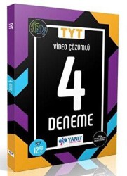 Yanıt TYT 4 Fasikül Deneme Video Çözümlü - Yanıt Yayınları