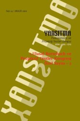 Yansıtma Dergisi Sayı 14 - 1.Ulusal Rorschach ve Projektif Testler Kongresi Özel Sayısı 2 - Yansıtma Dergisi Yayınları