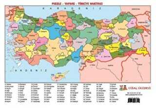 Yapboz 12 - Türkiye Haritası