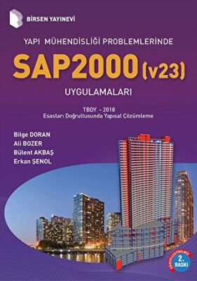 Yapı Mühendisliği Problemlerinde SAP 2000 v23 Uygulamaları kapağı