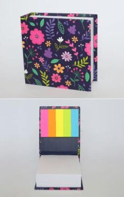 Yapışkan Notluklu Küp Defter 1 - 1