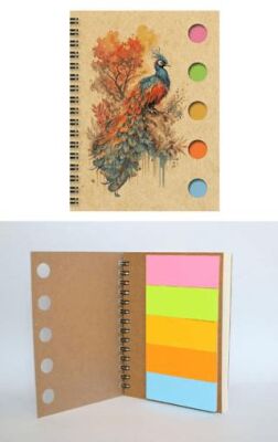 Yapışkan Notluklu Spiralli Not Defteri 1 - 1