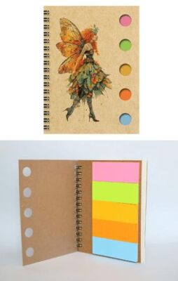 Yapışkan Notluklu Spiralli Not Defteri 6 - 1