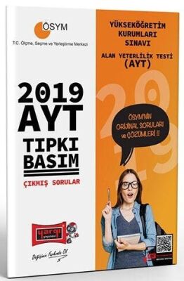 Yargı Yayınevi 2019 AYT Tıpkı Basım Çıkmış Sorular - 1