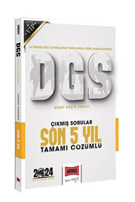 Yargı Yayınevi 2024 DGS Çıkmış Sorular Tamamı Çözümlü Son 5 Yıl 16 Temmuz 2023 Sınavı Dahil - 1