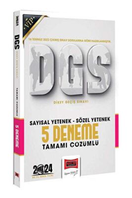 Yargı Yayınevi 2024 DGS Sözel Sayısal Bölüm Tamamı Çözümlü 5 Deneme - 2