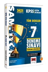 Yargı Yayınevi 2024 Eğitim Bilimleri Tamamı Çözümlü Şampiyon 7 Deneme Sınavı - Yargı Yayınevi