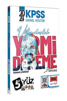 Yargı Yayınevi 2024 KPSS 5Yüz Ekibi Vatandaşlık Tamamı Çözümlü 20 Deneme - 1