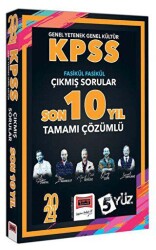 Yargı Yayınevi 2024 KPSS 5Yüz GK-GY Çözümlü Fasikül Fasikül Çıkmış Sorular Son 10 Yıl - Yargı Yayınevi