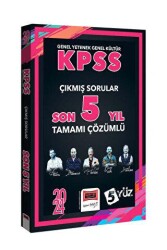 Yargı Yayınevi 2024 KPSS 5Yüz GK-GY Tüm Dersler Son 5 Yıl Tamamı Çözümlü Çıkmış Sorular - Yargı Yayınevi