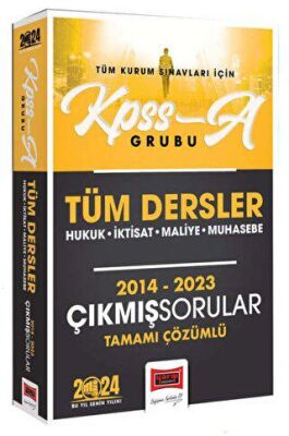 Yargı Yayınevi 2024 KPSS A Grubu Tüm Dersler Hukuk-İktisat-Maliye-Muhasebe Tamamı Çözümlü Çıkmış Sorular - 1