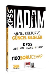 Yargı Yayınevi 2024 KPSS Adam Genel Kültür Güncel Bilgiler 1100 Soru-Cevap Lise - Ön Lisans - Lisans - Yargı Yayınevi