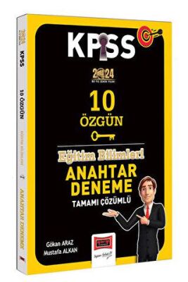 Yargı Yayınevi 2024 KPSS Eğitim Bilimleri Anahtar Serisi Tamamı Çözümlü 10 Özgün Deneme - 1