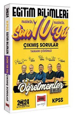 Yargı Yayınevi KPSS Eğitim Bilimleri Öğretmenler Ekibi Tamamı Çözümlü Fasikül Fasikül Çıkmış Sorular Son 10 Yıl - 1