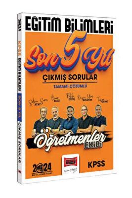 Yargı Yayınevi KPSS Eğitim Bilimleri Öğretmenler Ekibi Tamamı Çözümlü Son 5 Yıl Çıkmış Sorular - 1