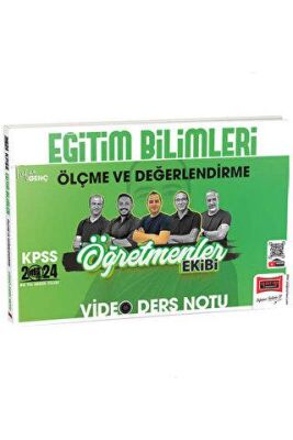Yargı Yayınevi KPSS Eğitim Bilimleri Ölçme ve Değerlendirme Öğretmenler Ekibi Video Ders Notları - 1