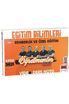 Yargı Yayınevi 2024 KPSS Eğitim Bilimleri Rehberlik ve Özel Eğitim Öğretmenler Ekibi Video Ders Notları - 1