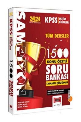 Yargı Yayınevi 2024 KPSS Eğitim Bilimleri Şampiyon Tüm Dersler 1500 Konu Özetli Tamamı Çözümlü Soru Bankası - 1