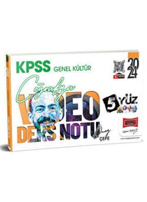 Yargı Yayınevi 2024 KPSS Genel Kültür 5Yüz Coğrafya Video Ders Notları - 1