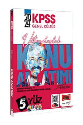 Yargı Yayınevi KPSS Genel Kültür 5Yüz Vatandaşlık Konu Anlatımlı - 1