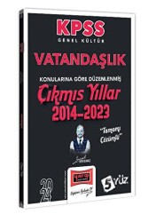 Yargı Yayınevi 2024 KPSS Genel Kültür Vatandaşlık Konularına Göre Düzenlenmiş Tamamı Çözümlü Çıkmış Yıllar 2014-2023 - Yargı Yayınevi