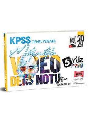 Yargı Yayınevi 2024 KPSS Genel Yetenek 5Yüz Matematik Video Ders Notları - 1