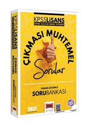 Yargı Yayınevi 2024 KPSS GK-GY Çıkması Muhtemel Sorular Tamamı Çözümlü Soru Bankası - Yargı Yayınevi