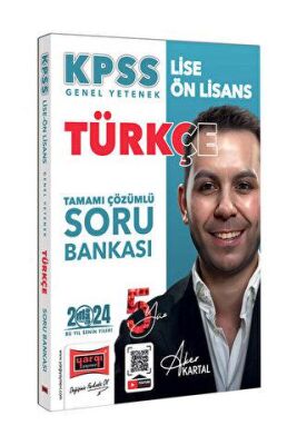 Yargı Yayınevi 2024 KPSS Lise Ön Lisans 5Yüz Ekibi Türkçe Tamamı Çözümlü Soru Bankası - 1
