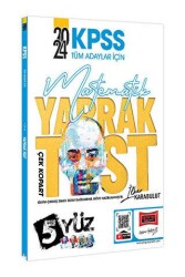 Yargı Yayınevi 2024 KPSS Tüm Adaylar İçin 5Yüz Matematik Çek Kopart Yaprak Test - Yargı Yayınevi