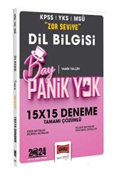 Yargı Yayınevi 2024 KPSS YKS MSÜ Bay Panik Yok Dil Bilgisi Zor Seviye Tamamı Çözümlü 15x15 Deneme - Yargı Yayınevi