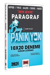 Yargı Yayınevi 2024 KPSS YKS MSÜ Bay Panik Yok Paragraf Orta Seviye 10x20 Tamamı Çözümlü Deneme - Yargı Yayınevi