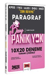 Yargı Yayınevi 2024 KPSS YKS MSÜ Bay Panik Yok Paragraf Zor Seviye 10x20 Tamamı Çözümlü Deneme - Yargı Yayınevi