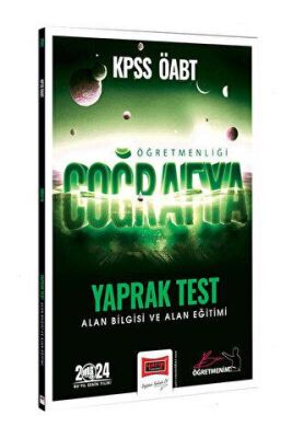 2024 ÖABT Coğrafya Öğretmenliği Yaprak Test - 1