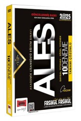 Yargı Yayınevi 2025 ALES Vip Sayısal-Sözel Yetenek Tamamı Çözümlü Fasikül Fasikül 10 Deneme - Yargı Yayınevi