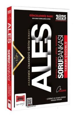Yargı Yayınevi 2025 ALES Vip Sayısal-Sözel Yetenek Tamamı Çözümlü Soru Bankası - 1