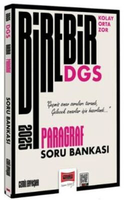 Yargı Yayınevi 2025 DGS Birebir Serisi Kolay-Orta-Zor Paragraf Soru Bankası - 1