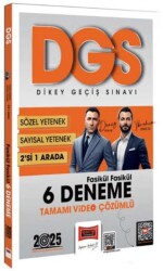 Yargı Yayınevi 2025 DGS Sayısal-Sözel 2`si Bir Arada Fasikül Fasikül 6 Deneme Tamamı Video Çözümlü - Yargı Yayınevi