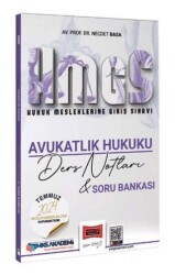 2025 Hukuk Mesleklerine Giriş Sınavı Avukatlık Hukuku Ders Notları & Soru Bankası - Yargı Yayınevi