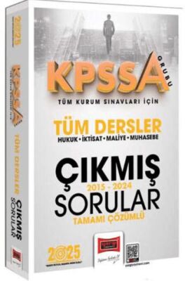 Yargı Yayınevi 2025 KPSS-A Grubu Tüm Kurum Sınavları İçin Tüm Dersler 10 Yıl Çıkmış Sorular - 1