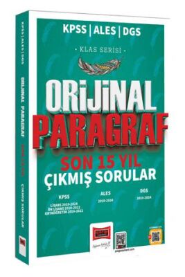 Yargı Yayınevi 2025 KPSS ALES DGS YGS TYT MSÜ Klas Serisi Orijinal Problemler Çıkmış Sorular - 1